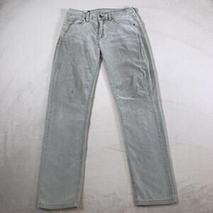 Marine Layer Pants Men 28x30 (Tag 32x30 Fits 28x30) Gray Cambridge Cord Corduroy